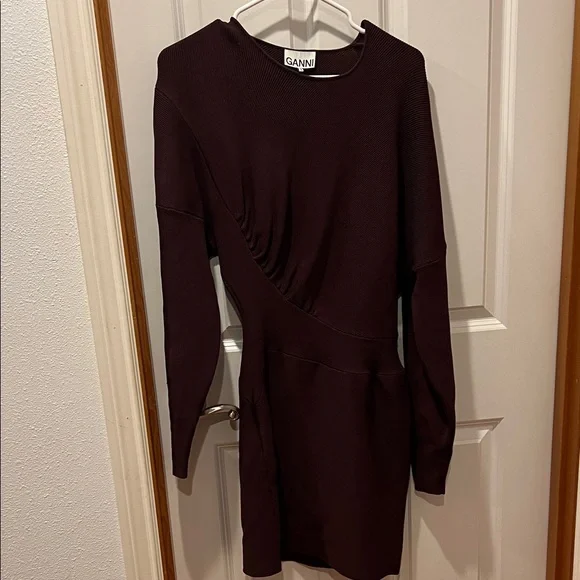 Ganni Ribbed Dress - Picture 4 of 7